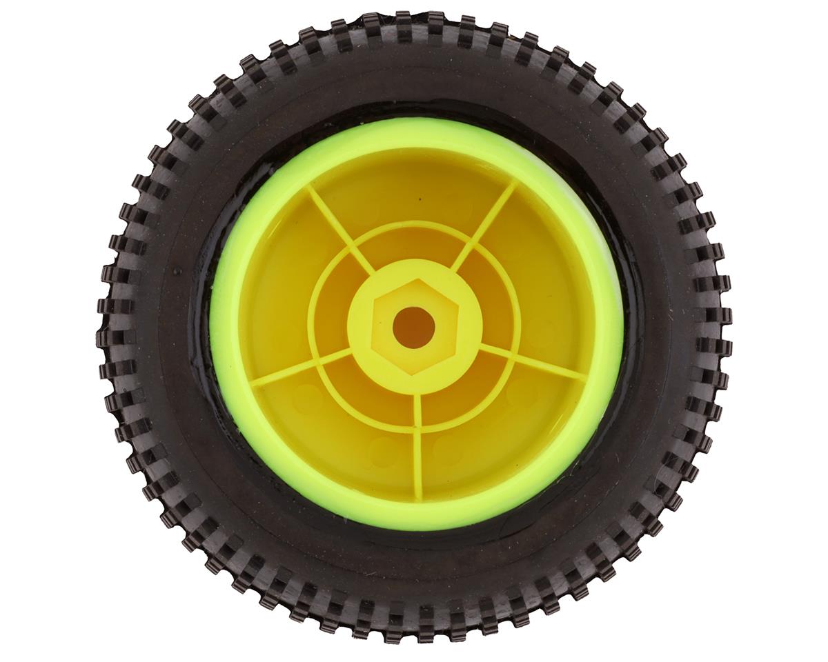 Pro-Line Mini-T 2.0 Hole Shot Pre-Mounted Tires (Yellow) (2) PRO10177-12