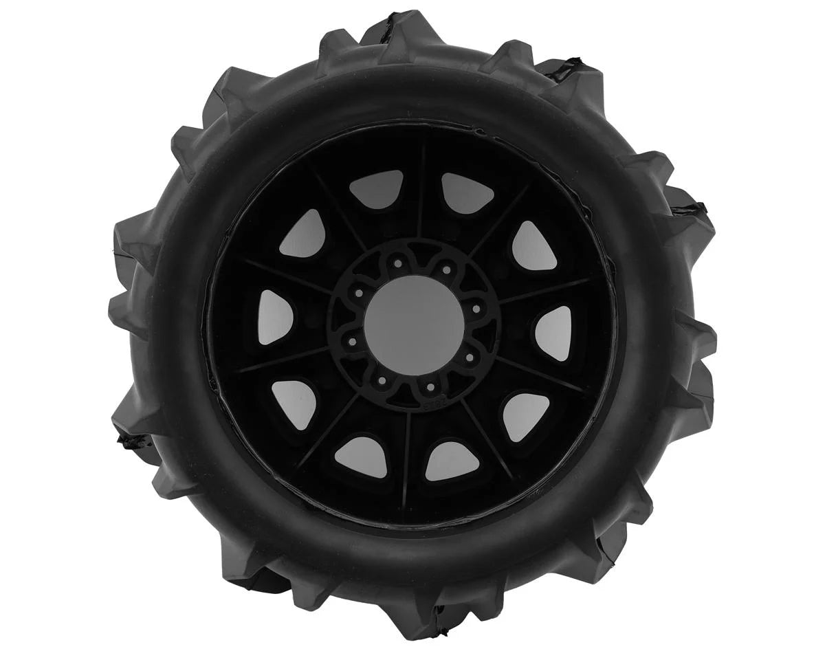 Pro-Line Dumont Paddle 5.7" Pre-Mounted Tires w/Raid Wheels (Black) (2) (Medium) w/24mm Hex PRO10202-11