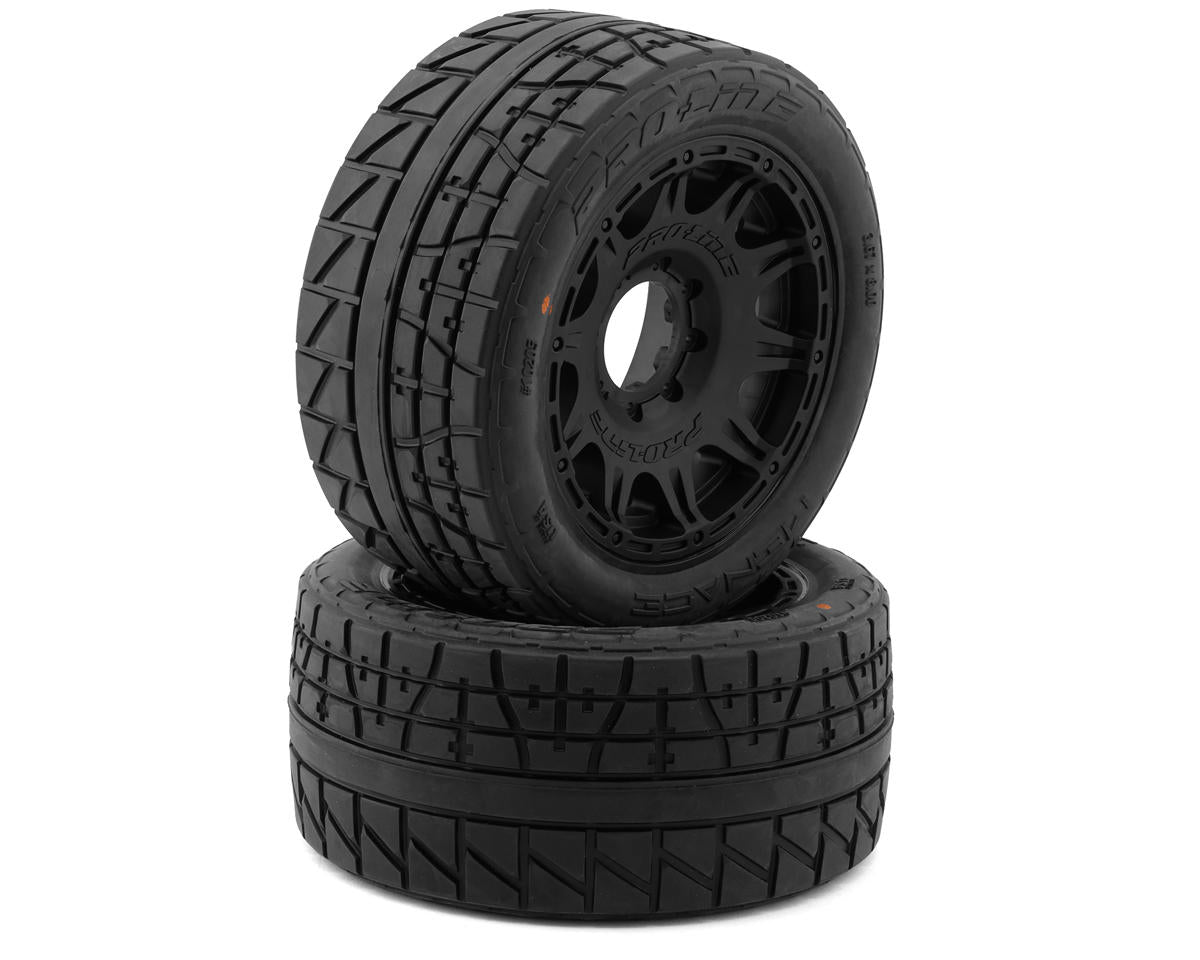 Pro-Line 1/6 Menace HP Belted Pre-Mounted 8S Monster Truck Tire (Black)(2) (Soft) PRO10205-11w/8x48mm Hex