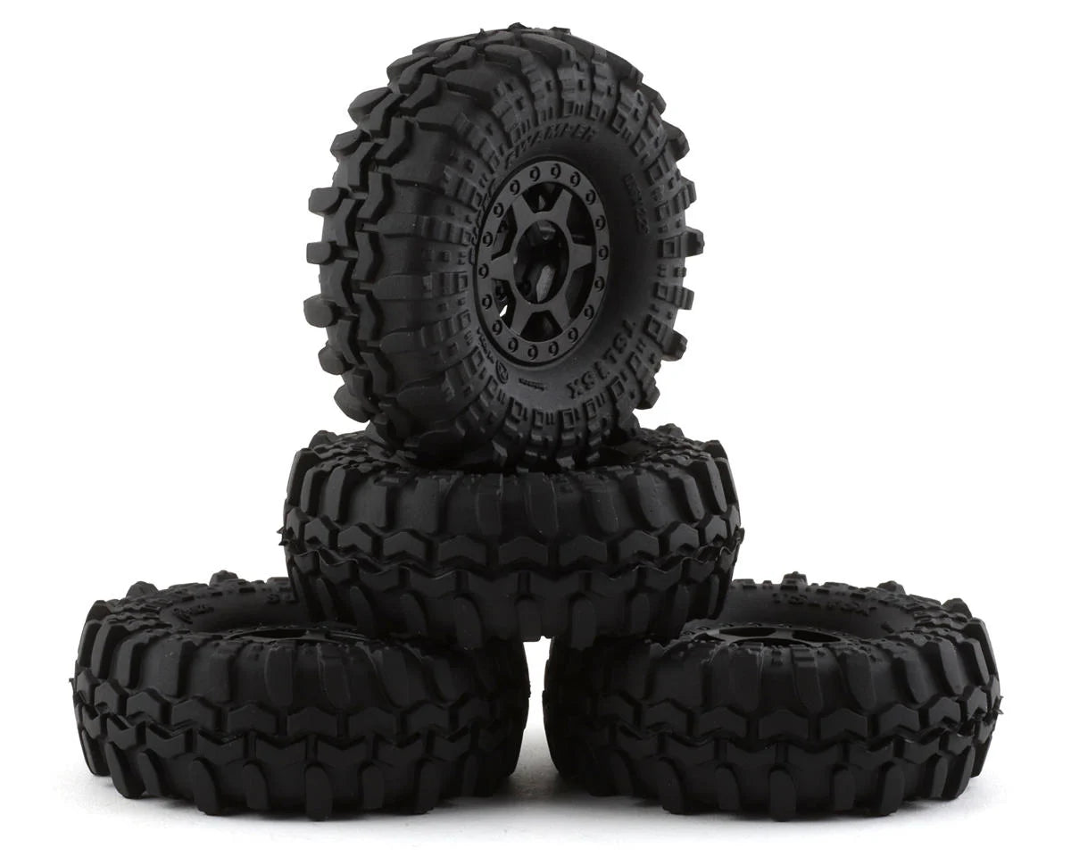 Pro-Line 1/24 Interco Super Swamper TSL SX 1.0" Pre-Mounted Tires (4) (Black) (Medium) w/Holcomb Wheels 1021410