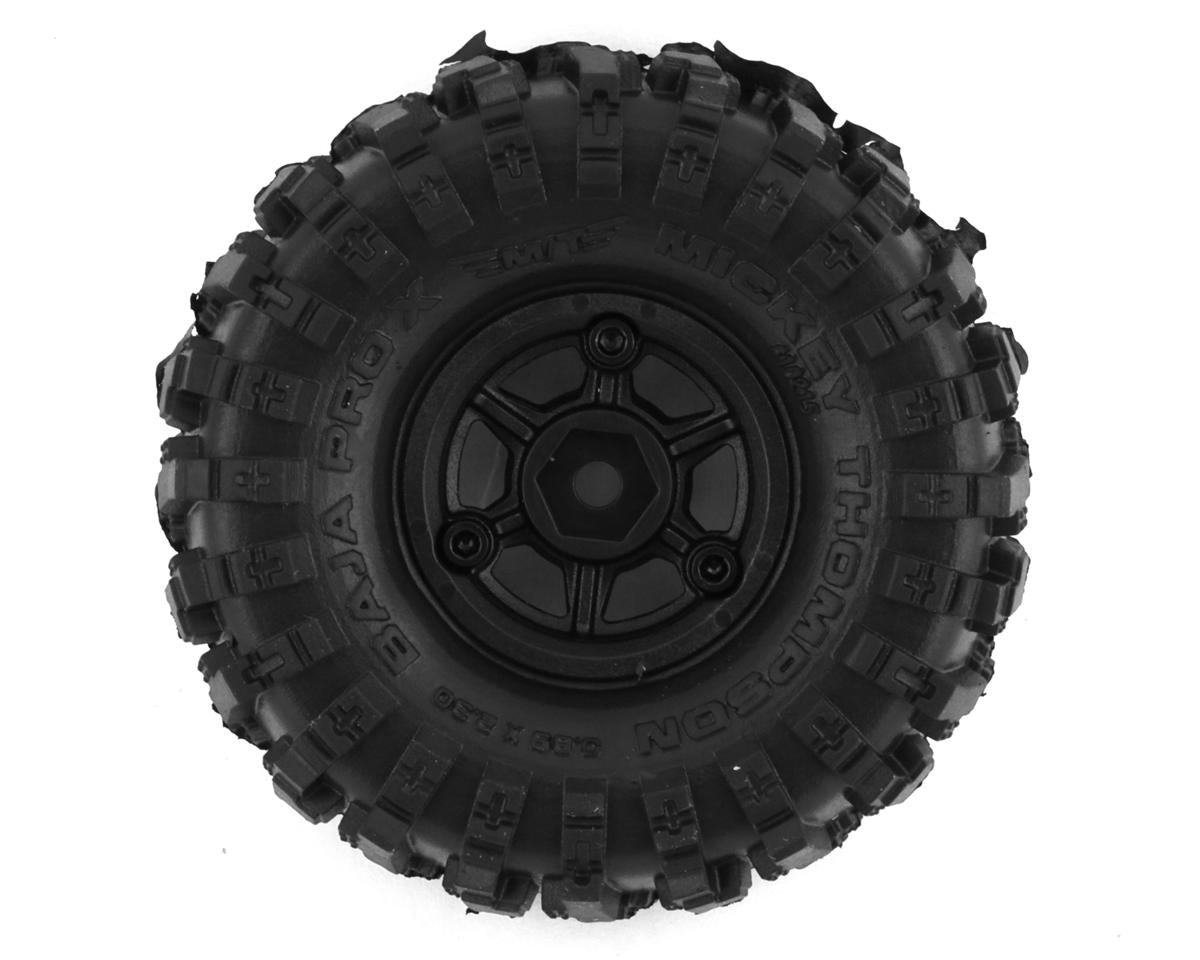 Pro-Line SCX24 1.0" MT Baja Pro X Pre-Mounted Tires (Black) (4) PRO10215-10