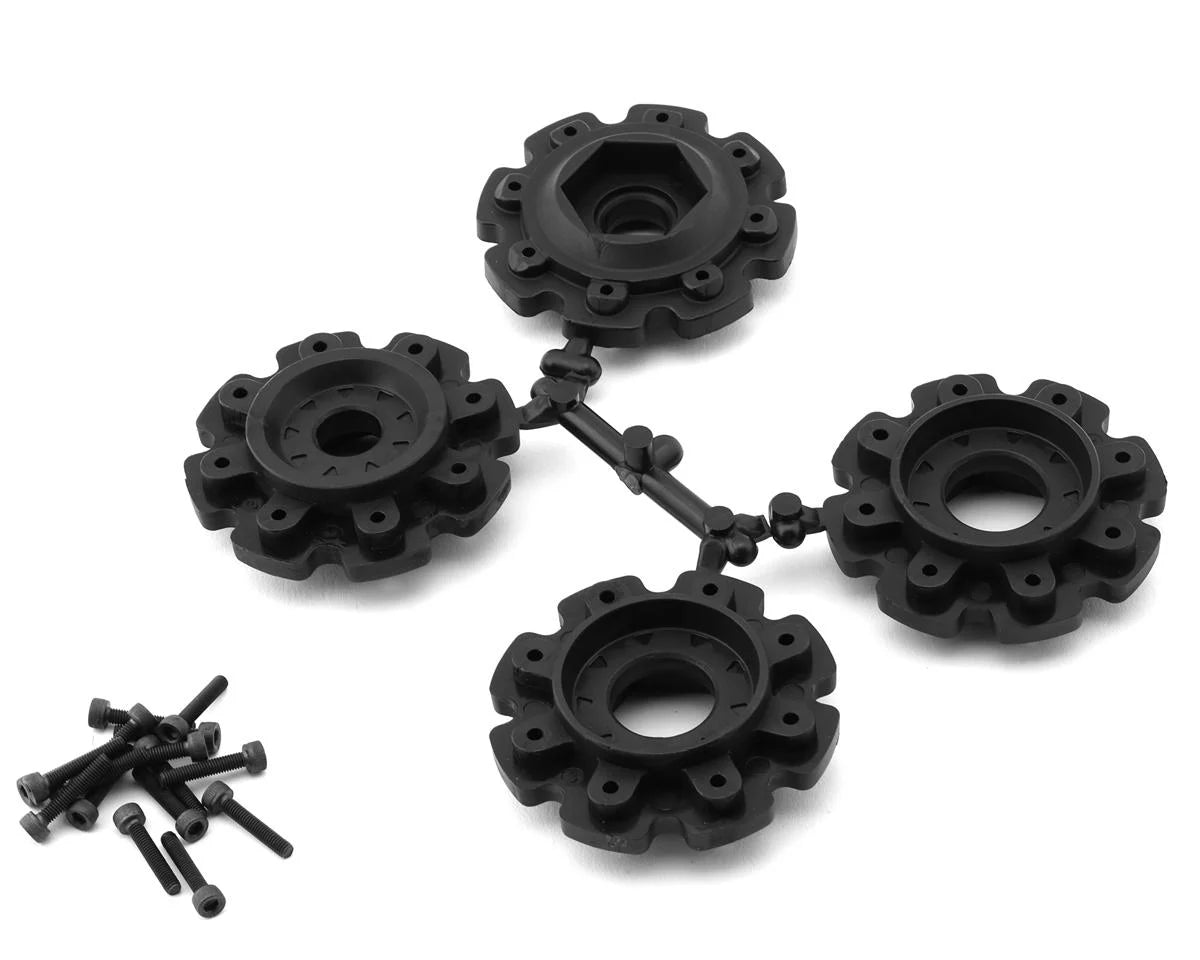 Pro-Line Trencher 5.7" Pre-Mounted Tires w/Raid Wheel (Black) (2) w/24mm Hex PRO10240-10