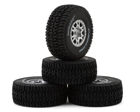 Pro-Line Mojave Grom Mirage TT Pre-Mounted Tires (Silver) (4) (Medium) PRO10253-10