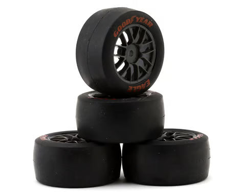 Pro-Line Losi® NASCAR® 1/12 Goodyear® Eagle Pre-Mounted Tires (4) (Super Soft) w/8mm Hex pro1030410