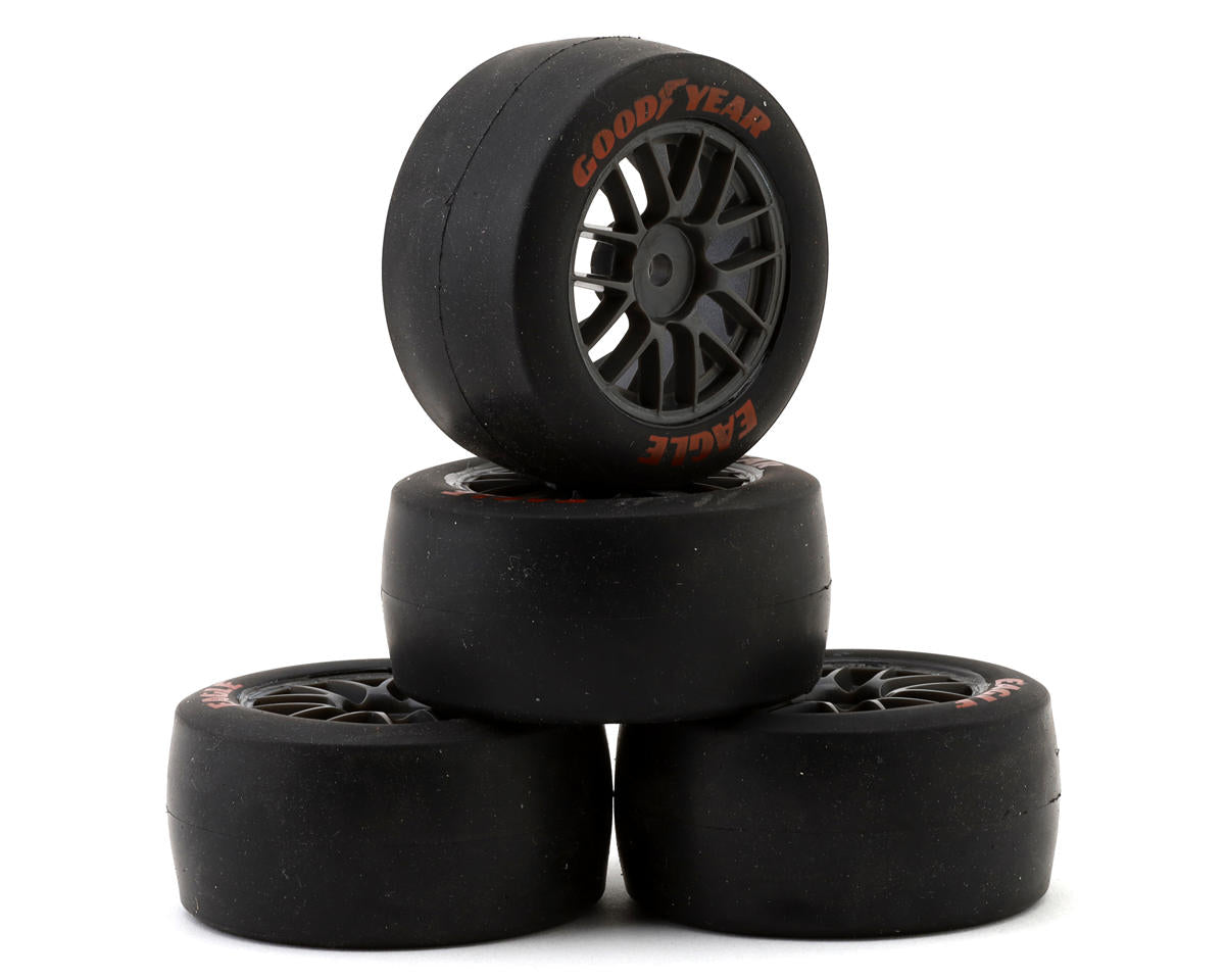 Pro-Line Losi® NASCAR® 1/12 Goodyear® Eagle Pre-Mounted Tires (4) (Super Soft) PRO10304-10