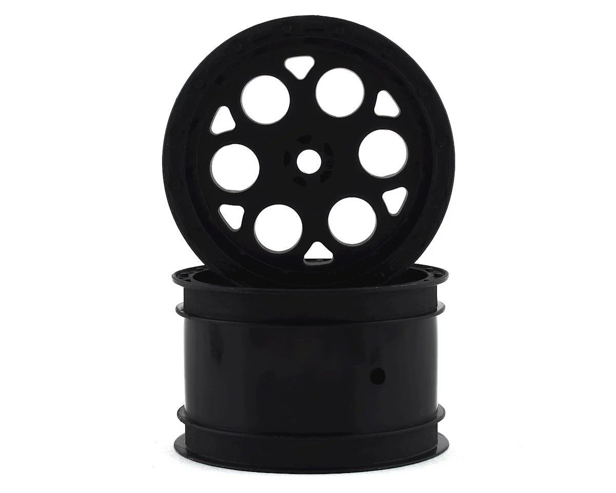 Pro-Line Showtime 2.2" Sprint Car Rear Sprint Wheels (Black) w/12mm Hex  PRO2783-03