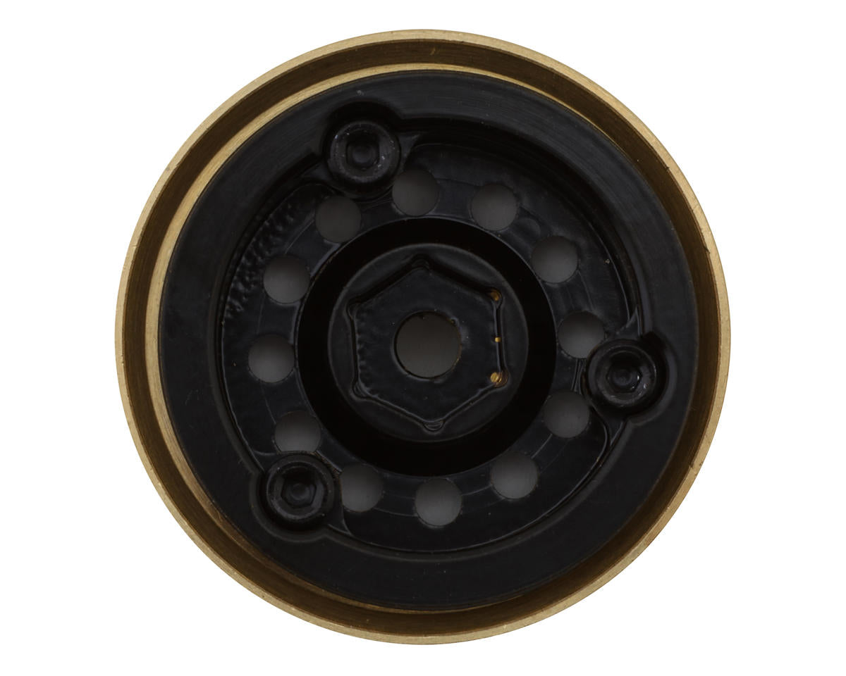 Pro-Line Rock Shooter 1.0" Brass Crawler Wheels (Black)(2) 2812-00