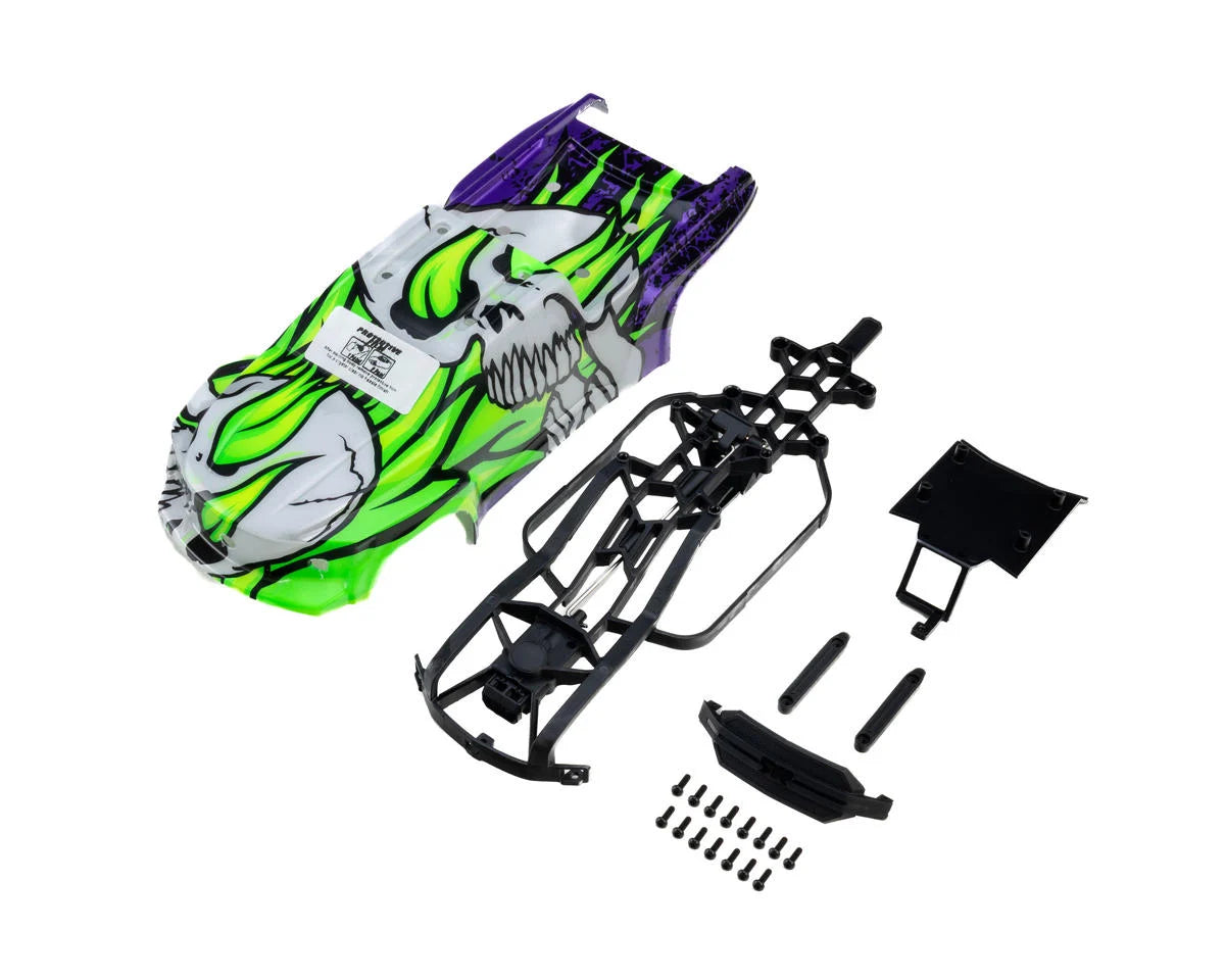 Pro-Line Arrma Mini Kraton Brute 1/16 Pre-Cut & Pre-Painted Body (Green/Black) (Limited Edition) PRO369320