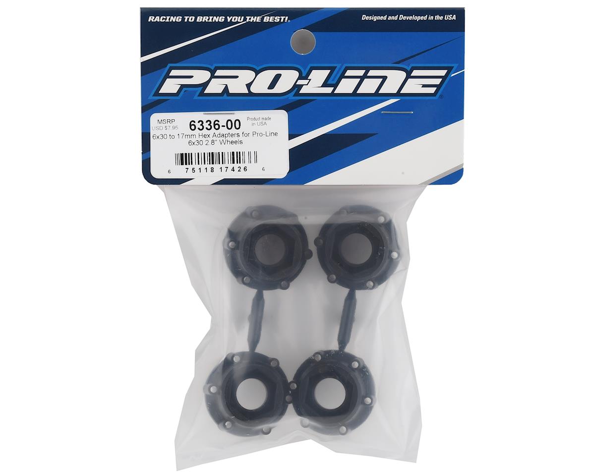 Pro-Line 6x30 to 17mm Hex Adapters (4) pro633600