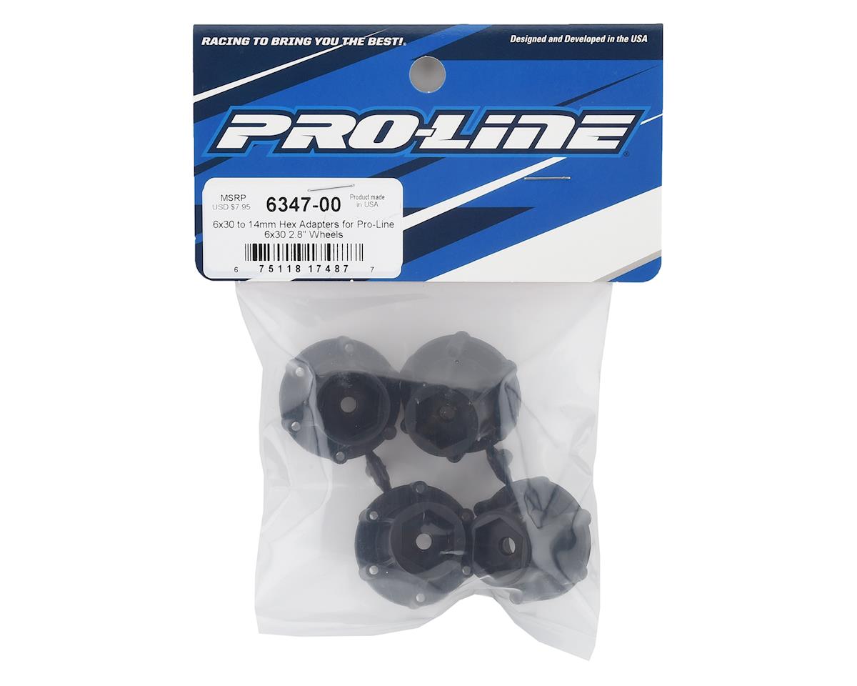 Pro-Line 6x30 to 14mm Hex Adapters (2) PRO634700