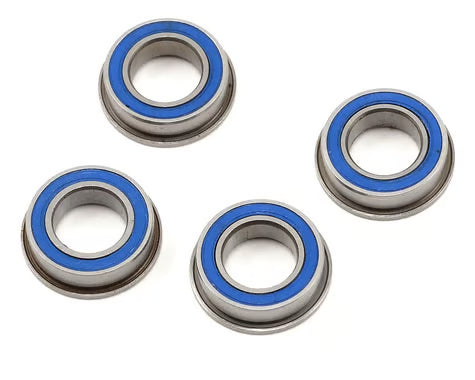 ProTek RC 8x14x4mm Rubber Sealed Flanged "Speed" Bearing (4) PTK-10011