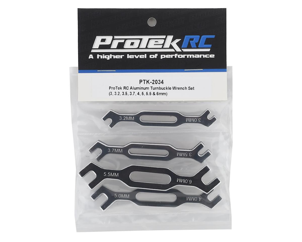 ProTek RC Aluminum Turnbuckle Wrench Set (3, 3.2, 3.5, 3.7, 4, 5, 5.5 & 6mm) PTK-2034