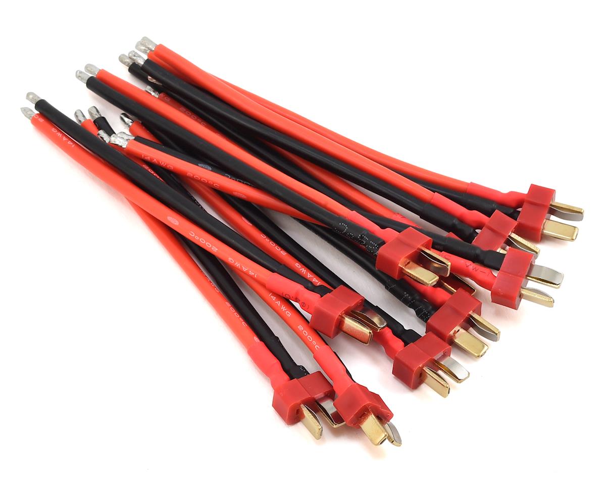 ProTek RC Bulk Pack T-Style Male Pigtail (10) (14awg) PTK-5063