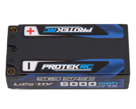 ProTek RC 2S 150C Low IR SG3 HV (7.6V/6000mAh) Shorty LiPo Battery PTK-5102-26