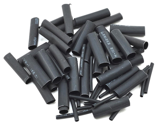 ProTek RC 1.5, 5, 6 & 8mm Shrink Tubing Assortment Pack (Black) (20) (1" Length) PTK-5453