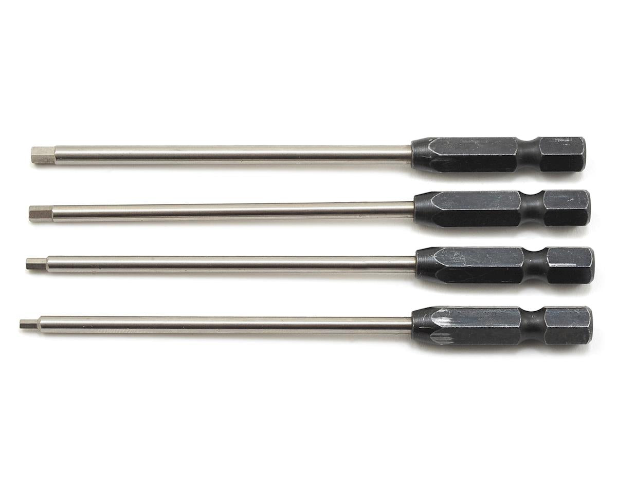 ProTek RC "TruTorque" Metric 1/4" Power Drill Tip Set (4) (1.5, 2.0, 2.5, 3.0mm) PTK-8243