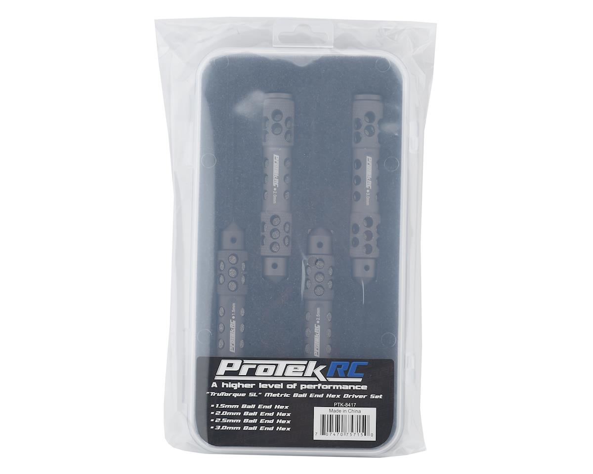 ProTek RC "TruTorque SL" Metric Ball End Hex Driver Set (4) (1.5mm, 2.0mm, 2.5mm, 3.0mm)  PTK-8417