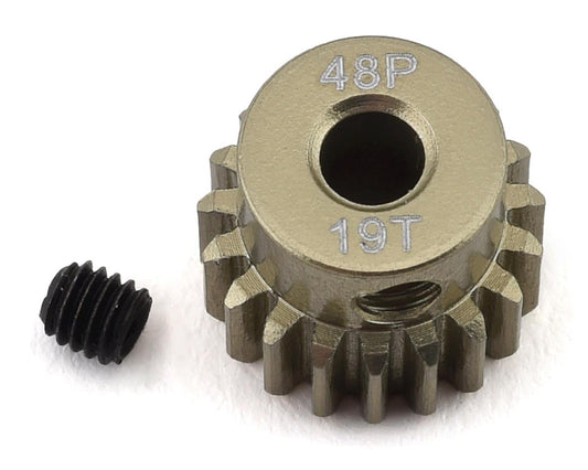 ProTek RC 48P Lightweight Hard Anodized Aluminum Pinion Gear (3.17mm Bore) (19T) PTK-8606