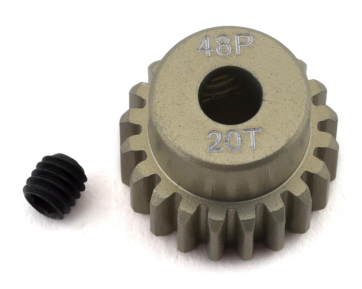 ProTek RC 48P Lightweight Hard Anodized Aluminum Pinion Gear (3.17mm Bore) (20T) 8607