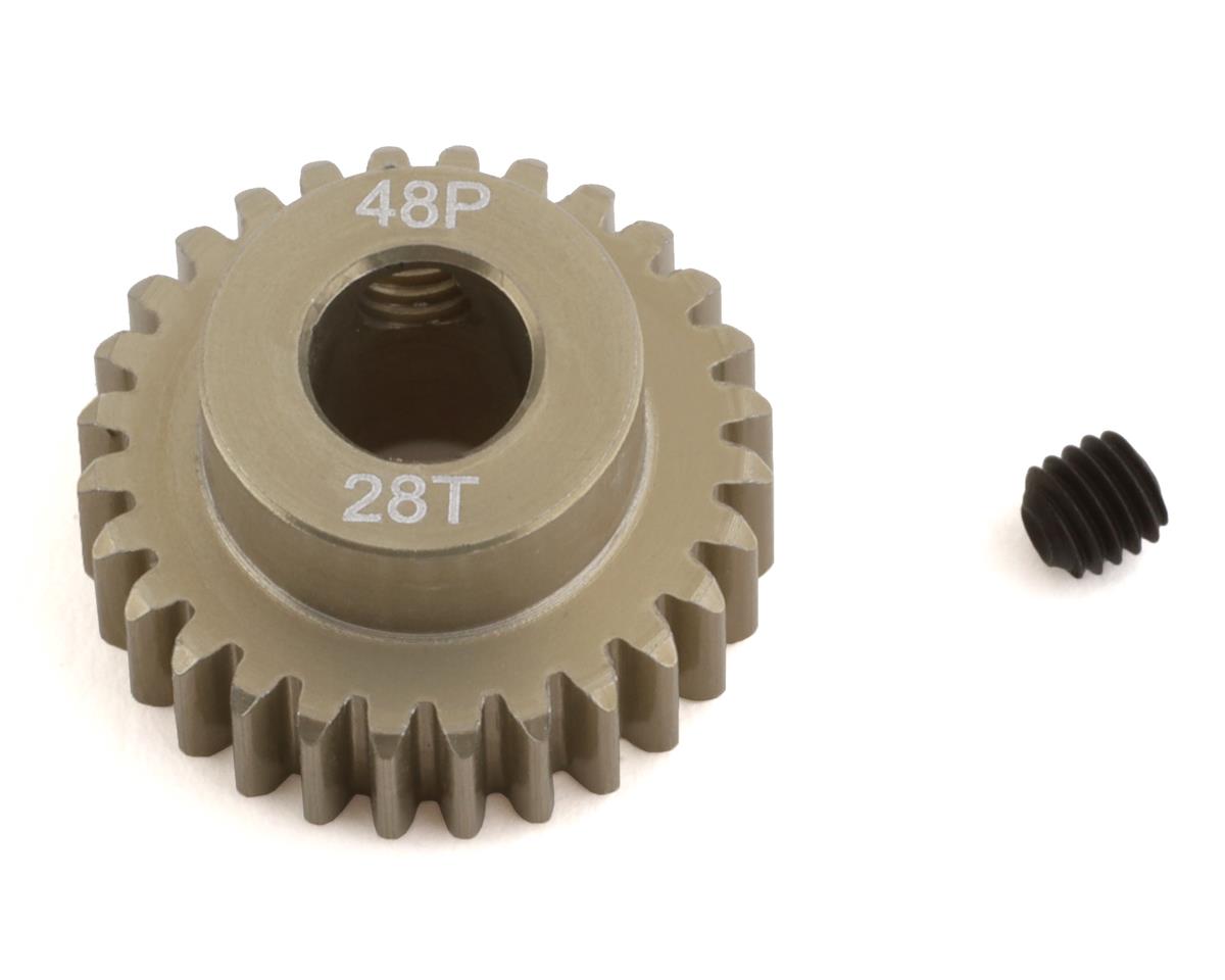 ProTek RC 48P Lightweight Hard Anodized Aluminum Pinion Gear (5.0mm Bore) (28T)  8648