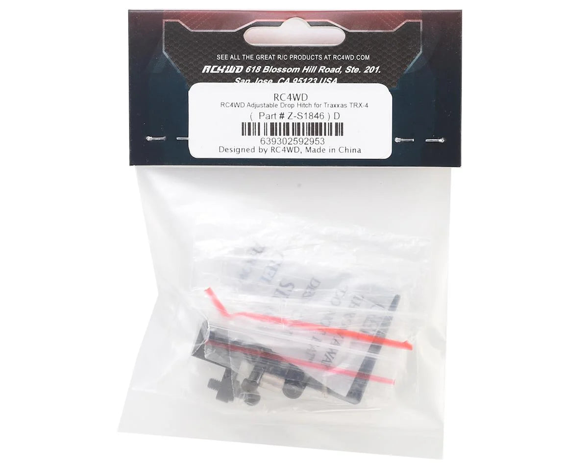 RC4WD Adjustable Drop Hitch for Traxxas TRX-4/TRX-6 Z-S1846