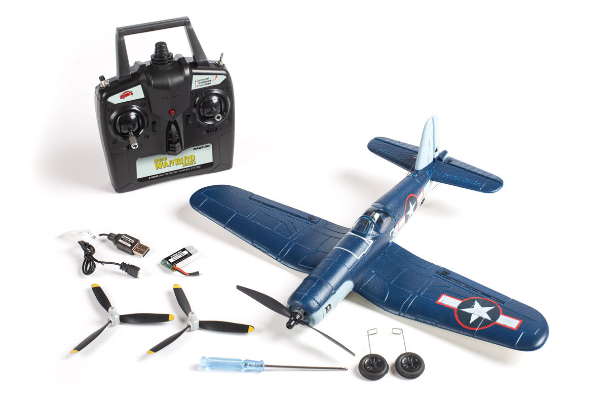 F4U Corsair Jolly Rogers Micro RTF Airplane RGRA1301V2