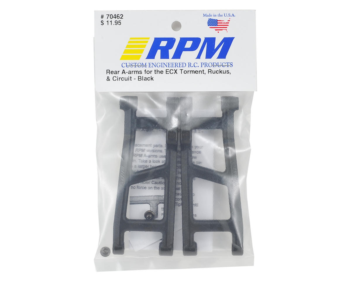 RPM ECX Torment, Ruckus & Circuit Rear A-Arm (Black) (2) RPM70462