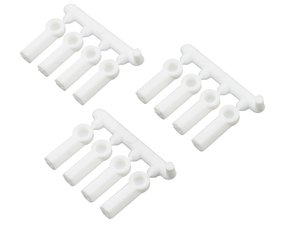 RPM Heavy Duty 4-40 Rod Ends  WHITE (12) RPM73381