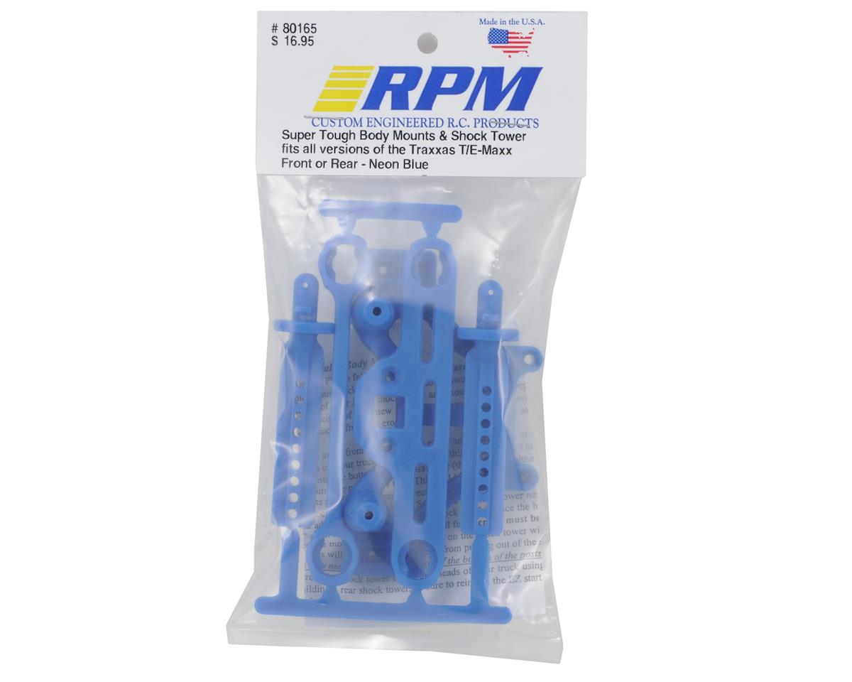 RPM Shock Tower w/Body Mount (Blue) 80165