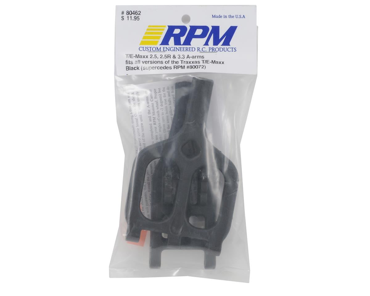 RPM A-Arm (Black) (T Maxx 3.3/2.5R) (1 Upper/1 Lower) 80462