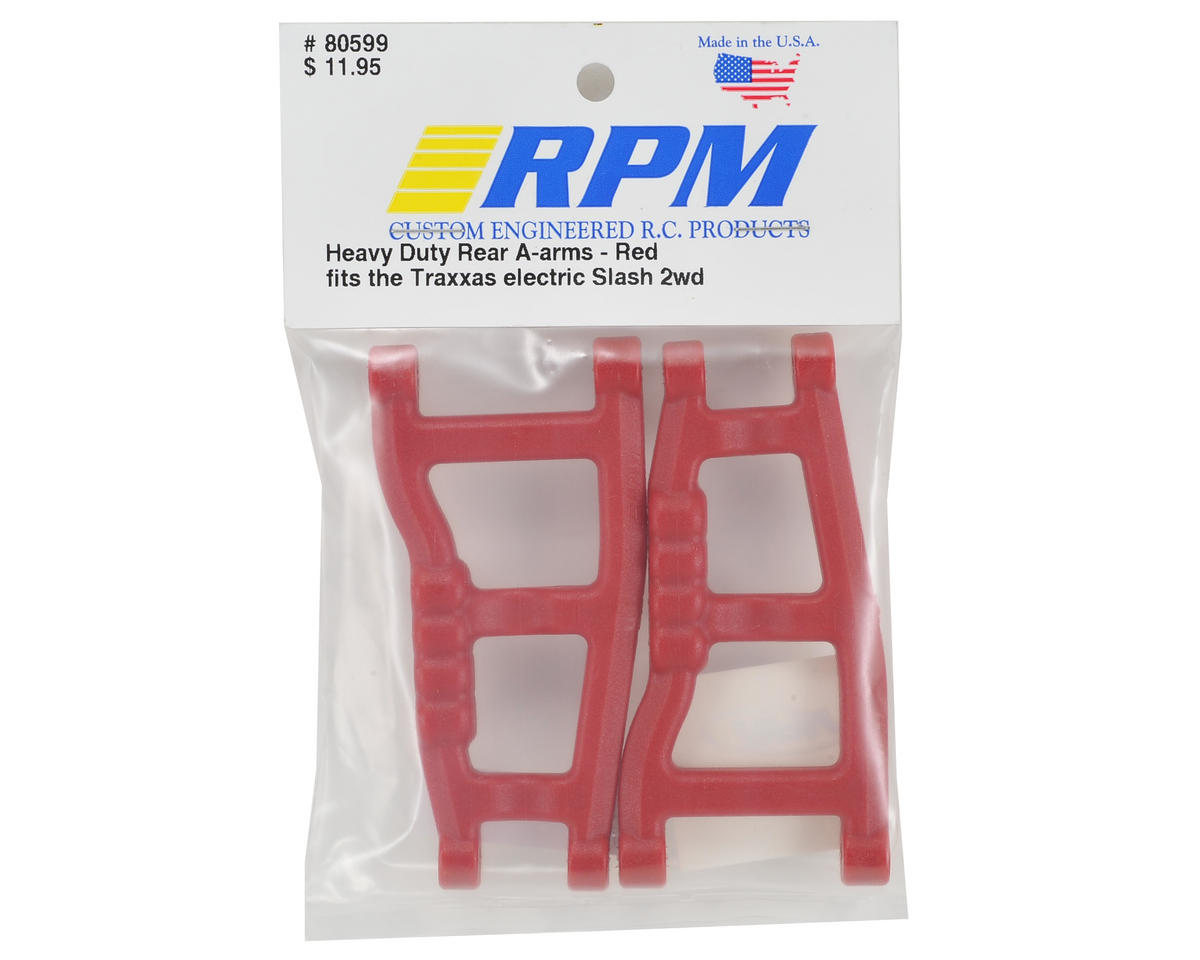 RPM Traxxas Slash Rear A-Arms (Red) (2) 80599