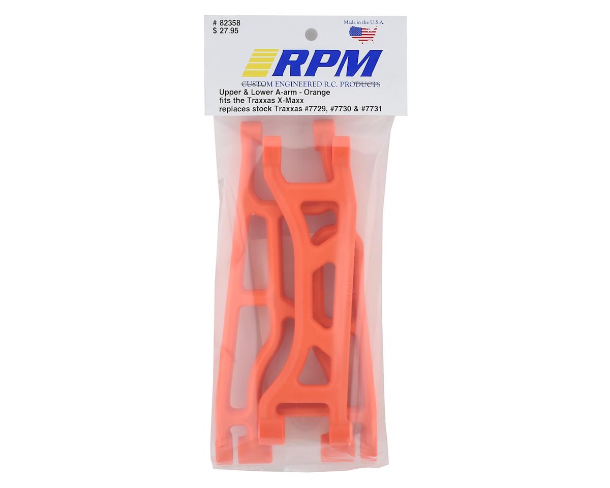 RPM X-Maxx Upper & Lower A-Arm (Orange) 82358