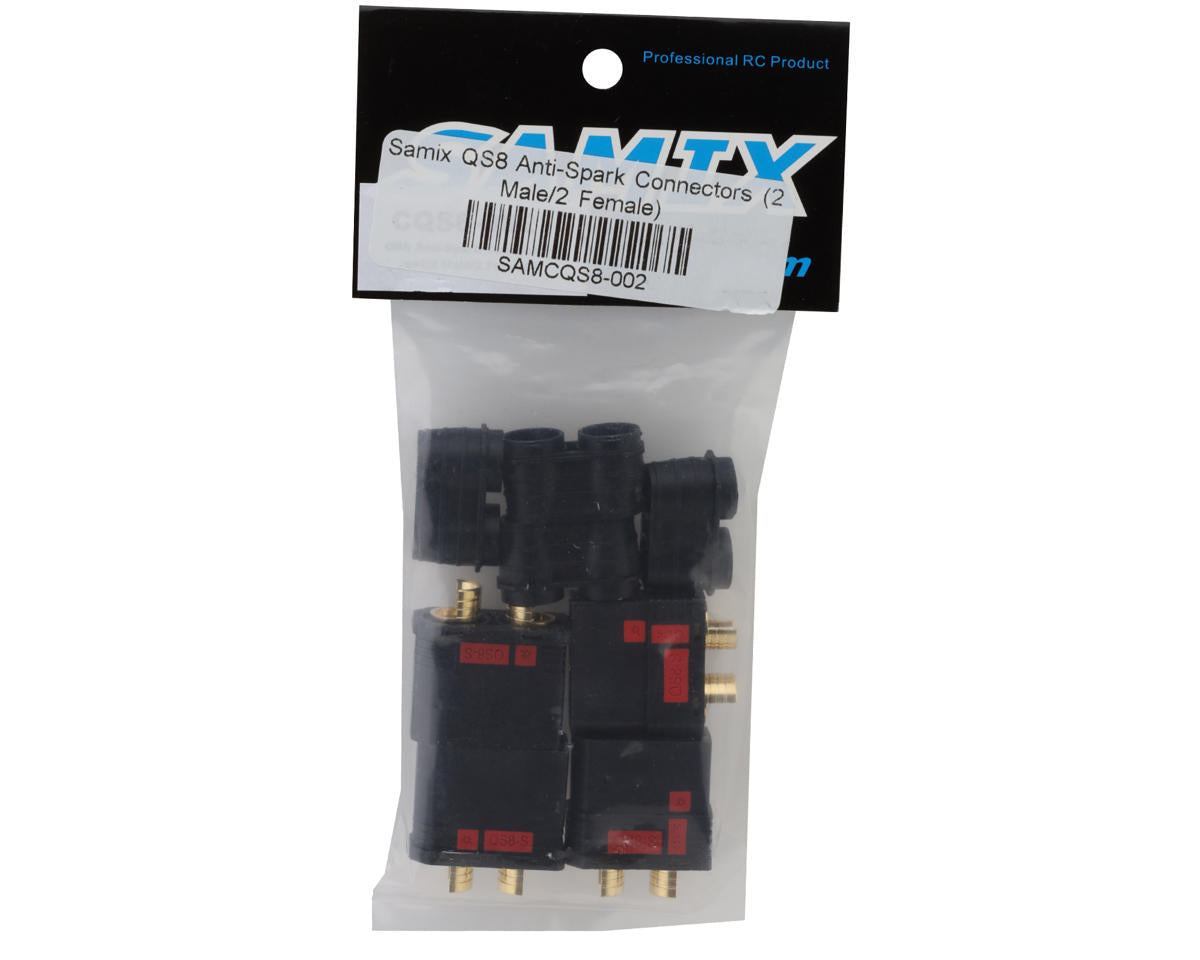 Samix QS8 Anti-Spark Connectors (2 Male/2 Female) SAMCQS8-002