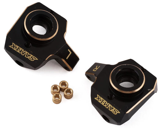 Samix SCX24 Brass Heavy Steering Knuckle (2) (9g) SAMSCX24-4412