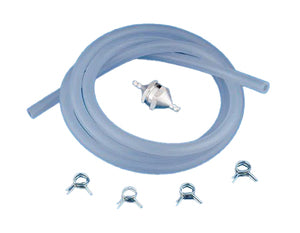 3/32" ID Silicone Fuel Tubing, Filter & Fuel Line Clip Combo DUB680