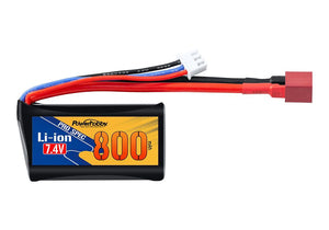 Powerhobby Li-ion 7.4V 800mAh Battery w Deans Plug PHBPH2S800MAH14500