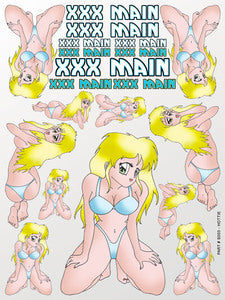 Hottie Sticker Sheet S003