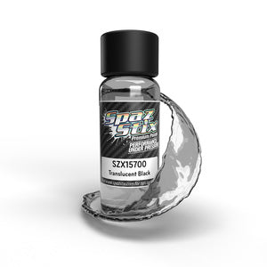 Translucent Black Airbrush Ready Paint, for Window Tint/Drop Shadows, 2oz Bottle 15700