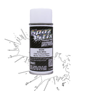 Solid White/Backer, Aerosol Paint, 3.5oz Can 00209