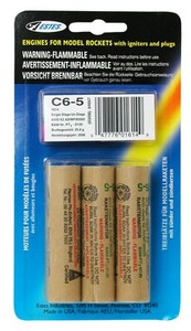 C6-5 Model Rocket Engines (3pk) EST1614