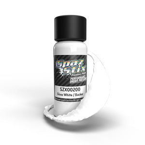 Solid White/Backer, Airbrush Ready Paint, 2oz Bottle SZX00200