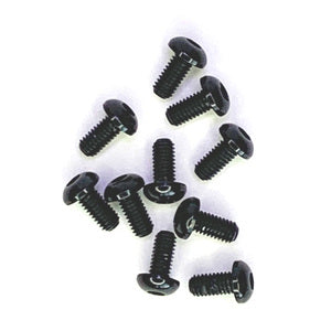 Button Head Hex Screw 3x6mm Black (10pcs) RCE3160