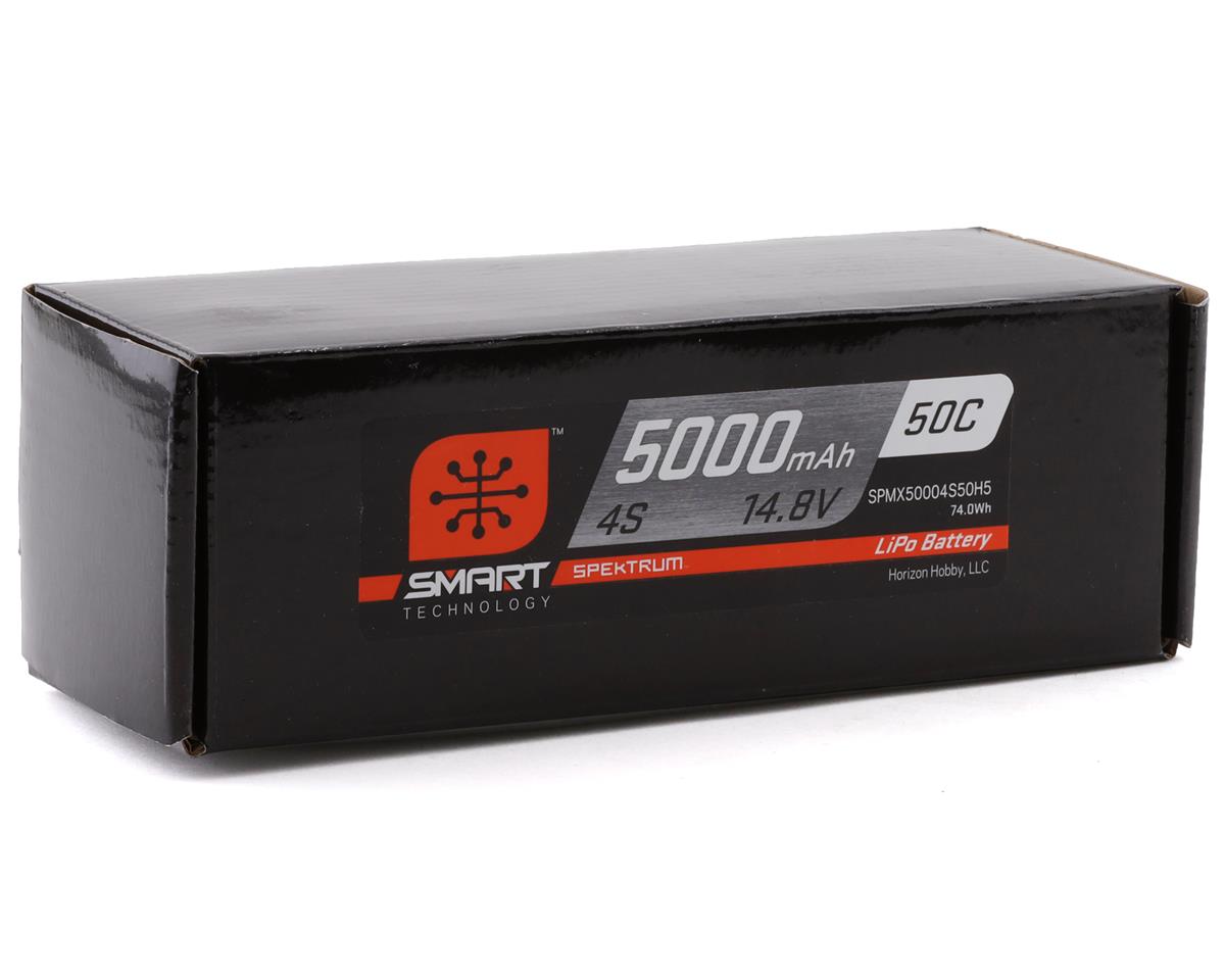 Spektrum RC 4S Smart Hardcase 50C LiPo Battery w/IC5 Connector (14.8V/5000mAh) SPMX50004S50H5