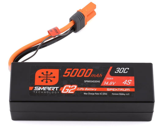 Spektrum RC 4S Smart G2 LiPo 30C Battery Pack w/IC5 Connector SPMX54S30H5
