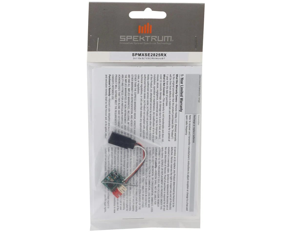 Spektrum, Losi Micro-B Micro-T RC 2-in-1 Brushed ESC/SLT Receiver SPMXSE2825RX