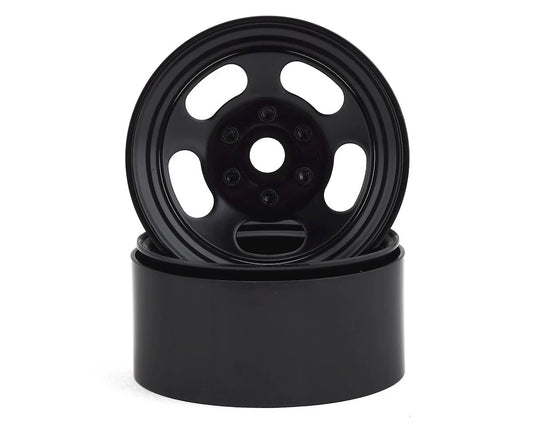 SSD RC Slot 1.9"" Steel Beadlock Wheels (Black) SSD00274