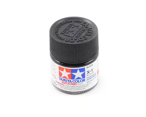 Tamiya X-1 Black Acrylic Paint (10ml) TAM81501