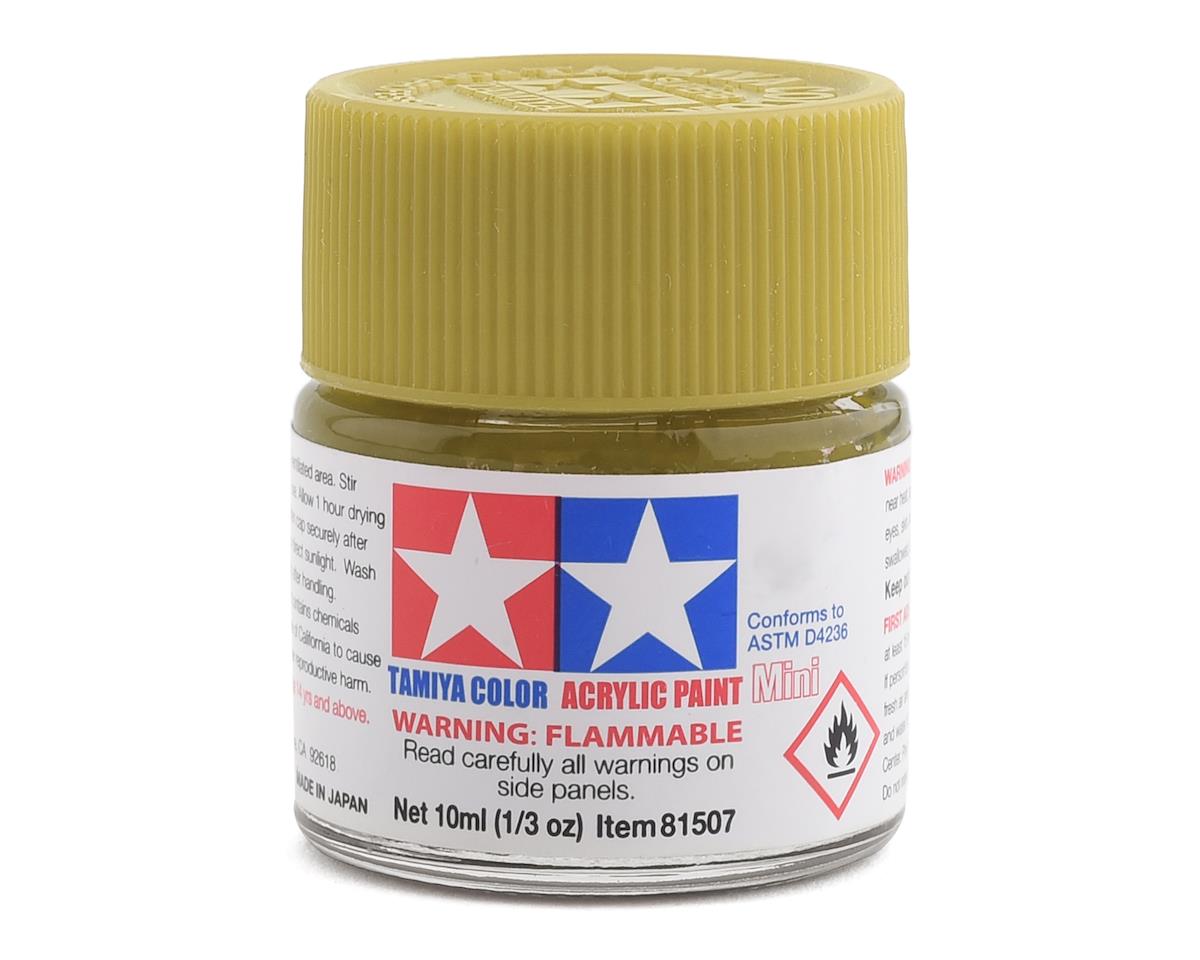 Tamiya XF-4 Flat Yellow Green Acrylic Paint (10ml) 81704