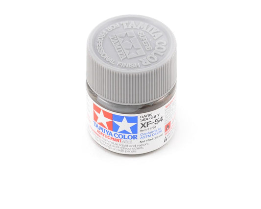 Tamiya XF-54 Flat Dark Sea Grey Acrylic Paint (10ml) TAM81754
