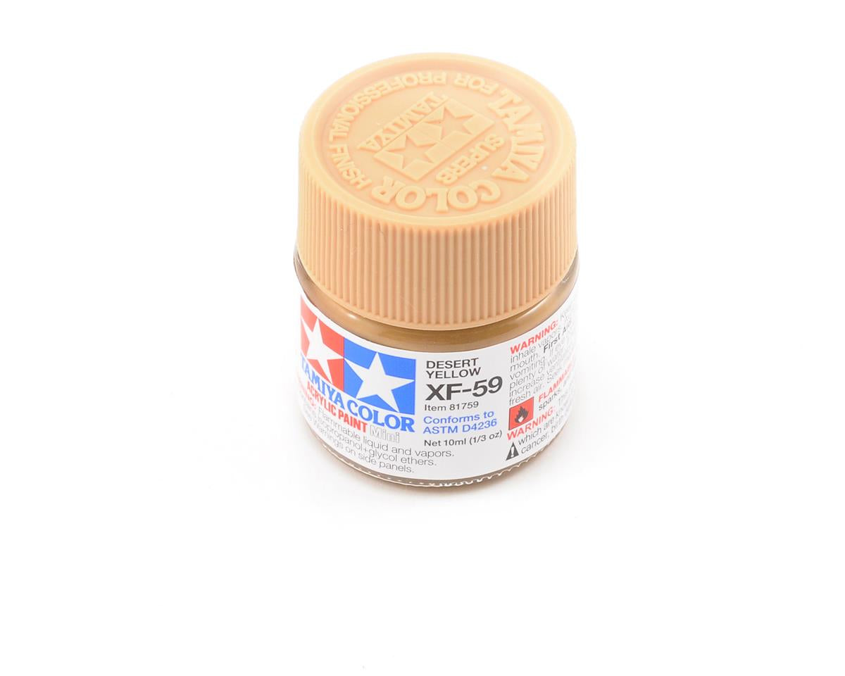 Tamiya XF-59 Flat Desert Yellow Acrylic Paint (10ml) TAM81759